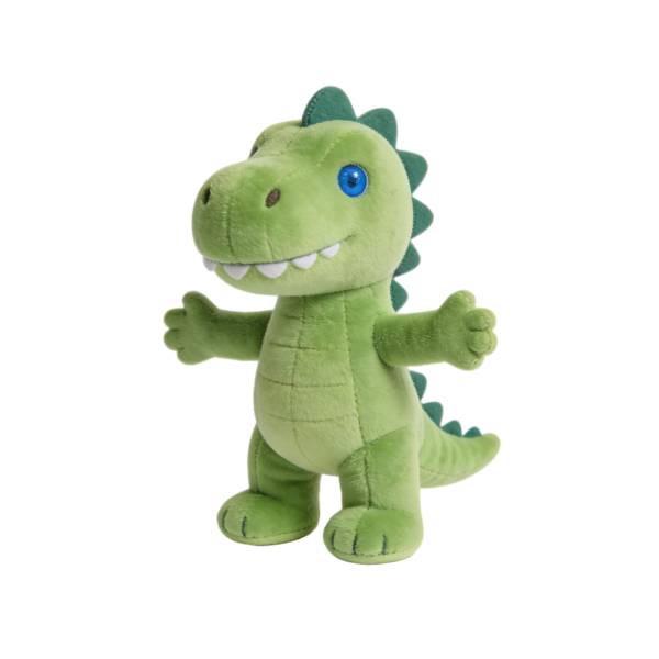 Cheerful Grinning Green Dinosaur Soft Plush Stuffed Animal Toy(24 Inches)
