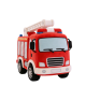 Red Fire Truck Soft Plush Stuffed Vehicle Toy for Kids(30 Inches)