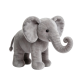 Soft Grey Elephant Plush Stuffed Animal with Curled Trunk(18 Inches)