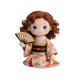 Traditional Kimono Girl Plush Doll with Handheld Fan Soft Stuffed Toy(24 Inches)