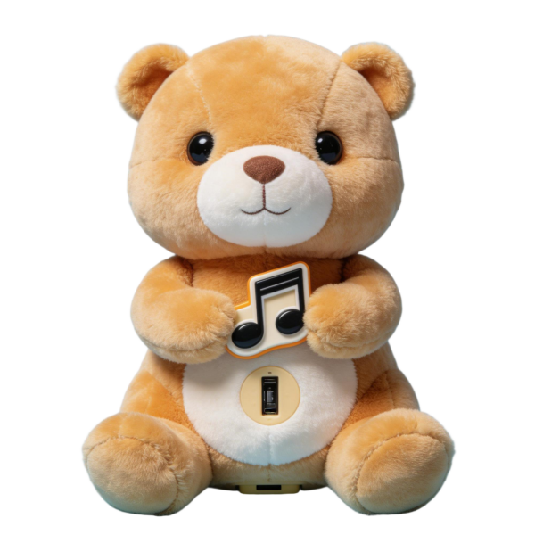 Musical Teddy Bear Plush Toy with Sound Function Soft Stuffed Animal(15 Inches)