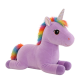 Purple Rainbow Unicorn Plush Toy Soft Stuffed Animal for Kids Gift(30 Inches)