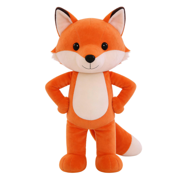 Cute Orange Fox Soft Plush Stuffed Animal Standing Pose Toy(30 Inches)