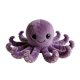 Cute Purple Octopus Plush Soft Stuffed Animal with Curly Tentacles(18 Inches)