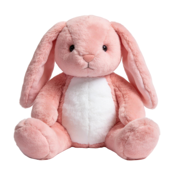 Adorable Pink Bunny Soft Plush Stuffed Animal with White Belly(24 Inches)